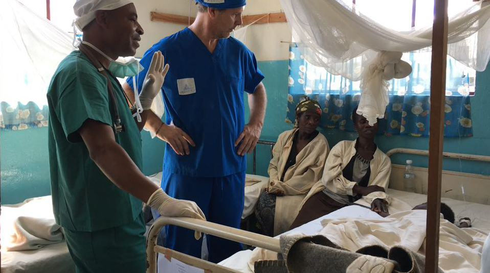 Versorgung von Kranken Krankenhaus in DR Kongo